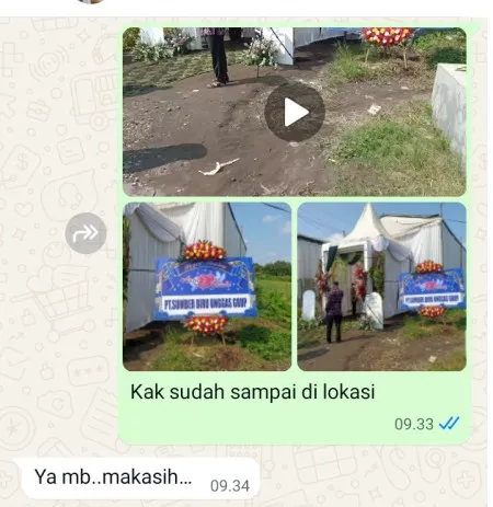 Pengiriman Karangan Bunga Kambangan Bruno