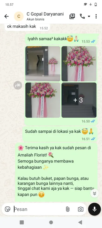 Pengiriman Karangan Bunga Kambangan Bruno
